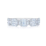 Kwiat Diamond Sunburst Partway Band - out of stock, confirm availability with Be On Park