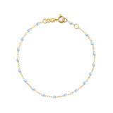 Gigi Clozeau 18K Yellow Gold Baby Blue Classic Gigi Bracelet