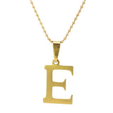 Vintage Large 'E' Pendant