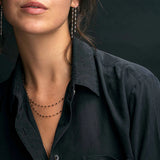 Gigi Clozeau 18K Yellow Gold Black Classic Gigi Necklace