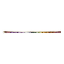 Vintage Rainbow Multi Gemstone Tennis Bracelet - Be On Park