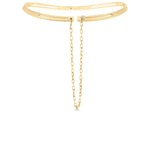 Roberto Coin NAVARRA PAVE LOCK COLLAR WITH CHAIN NECKLACE - Be On Park