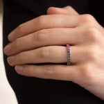 Kimberly Collins Rainbow Sapphire Eternity Band - Be On Park