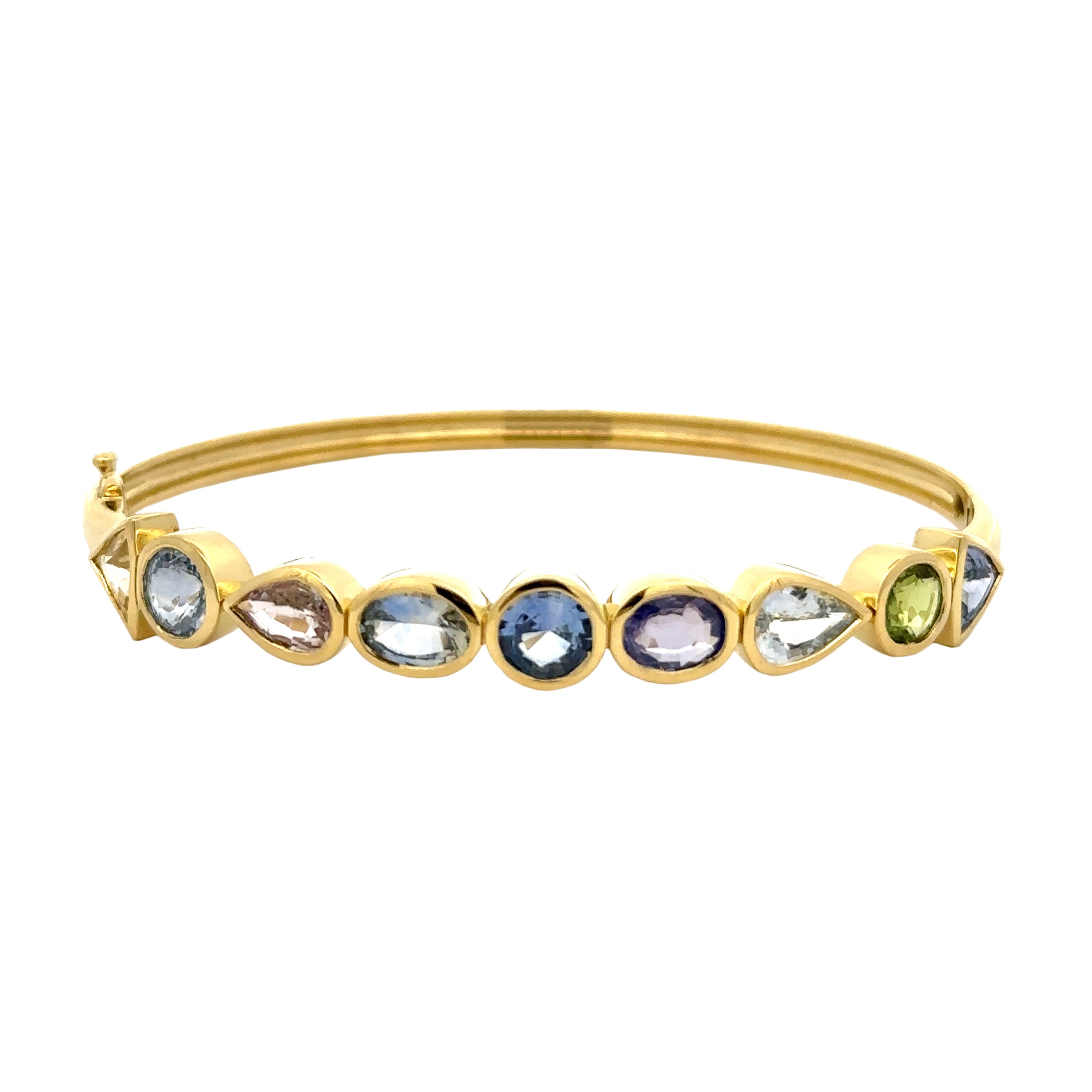 Lauren K Mixed Shaped Sapphire Carnival Bangle - Be On Park