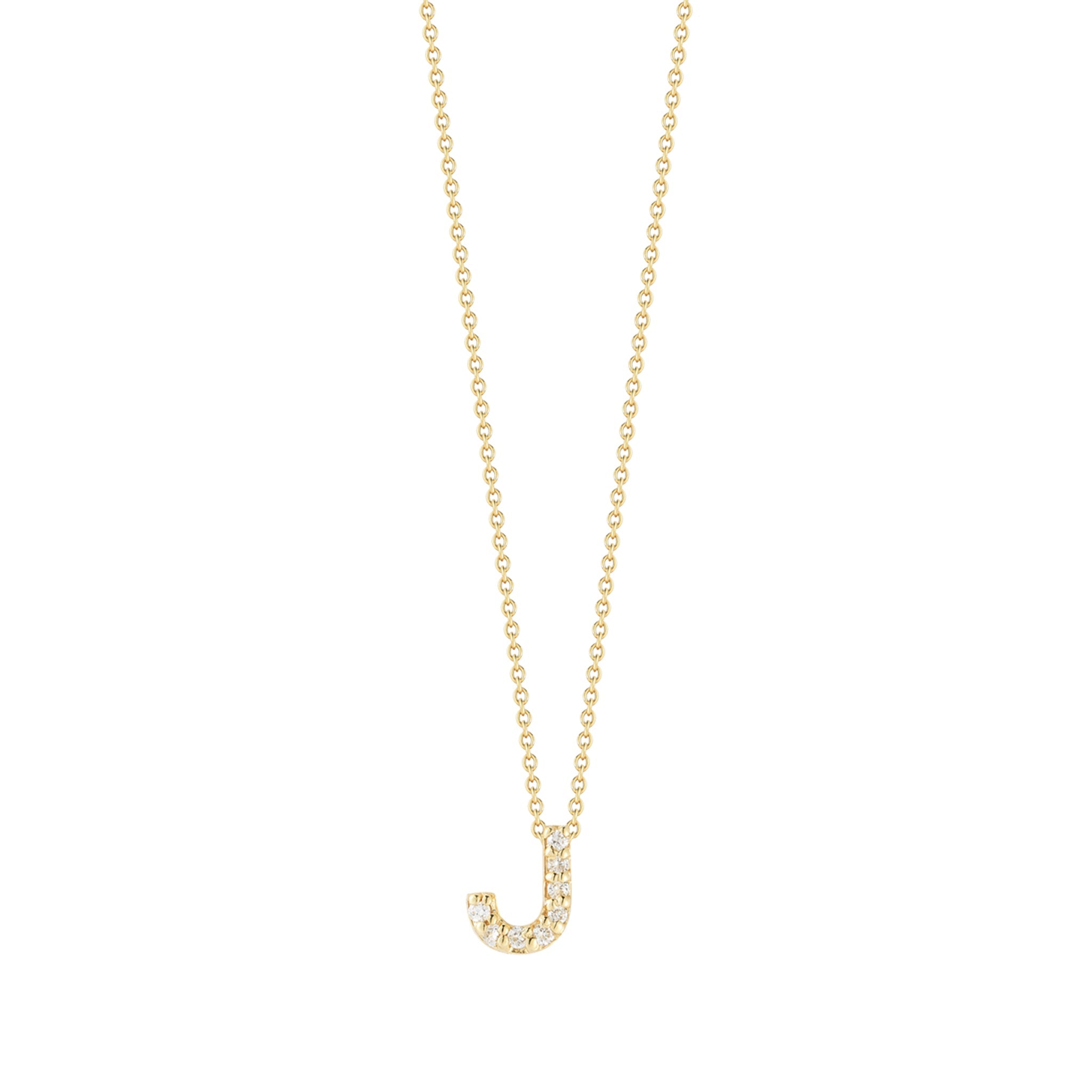 Roberto Coin Tiny Treasures Love Letter J Necklace - Be On Park