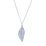 Kwiat Legacy Diamond Feather Pendant Necklace - Be On Park