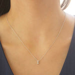 Roberto Coin 16-18" love letter diamond "I" necklace, additional letters available - Be On Park