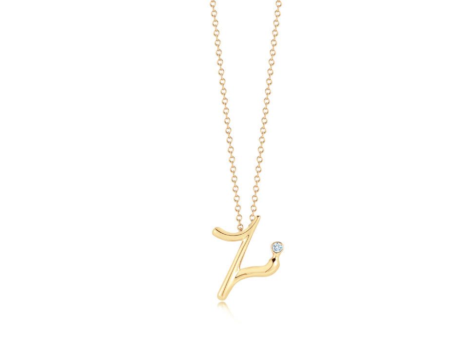 Kwiat Gold & Diamond Initial "Z" Necklace - Be On Park