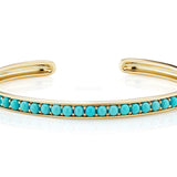 Jane Taylor Cirque Hinged Turquoise Cuff - Be On Park