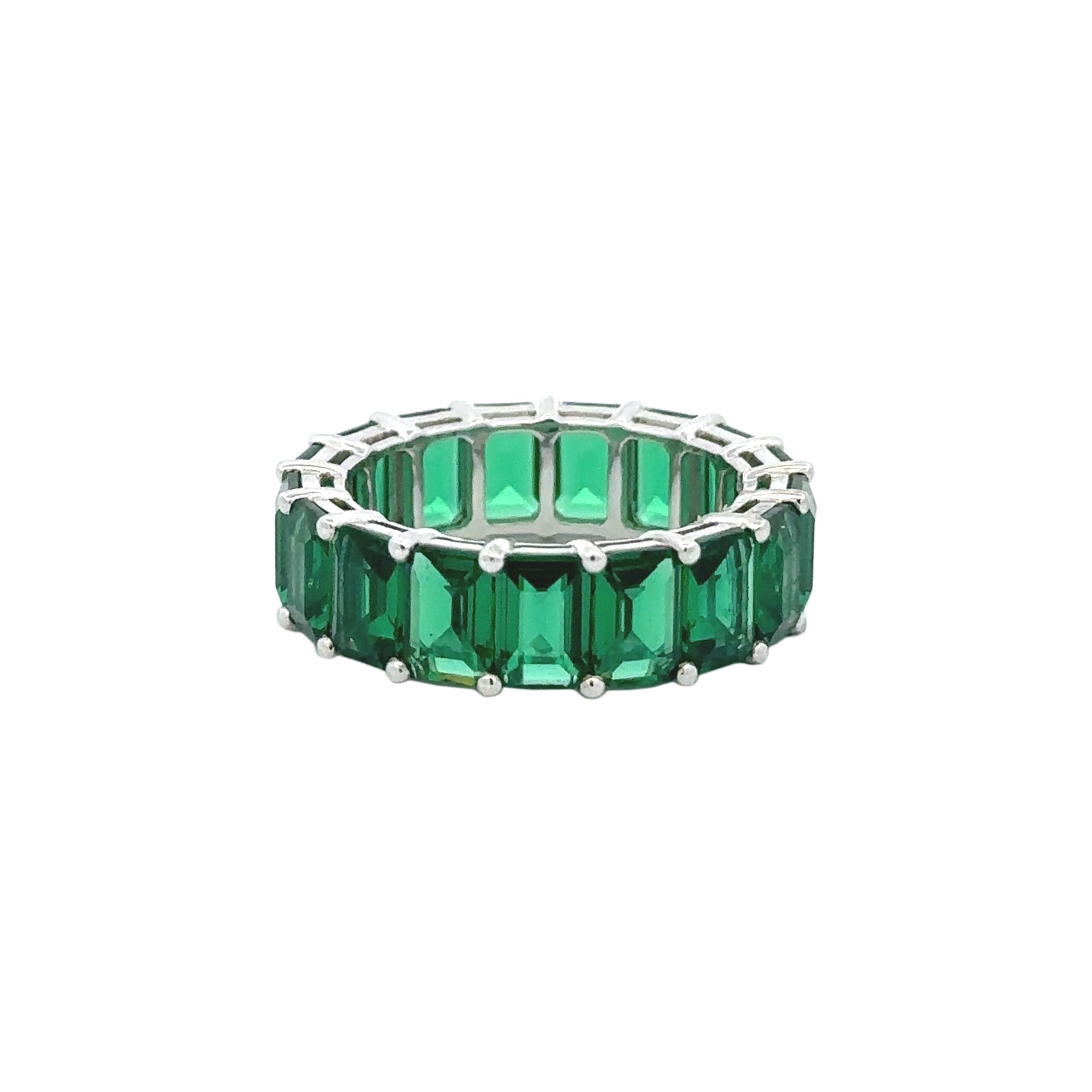 Gemma Couture Green Quartz Eternity Band - Be On Park