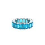 Gemma Couture Blue Topaz Eternity Band - Be On Park
