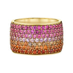 Emily P Wheeler "Desert Ombre" Ring with Multi-colored Sapphires - Be On Park
