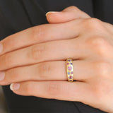 Lauren K multicolored sapphire "Giselle" ring - Be On Park