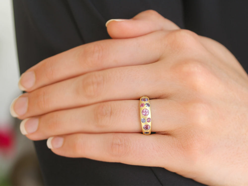 Lauren K multicolored sapphire "Giselle" ring - Be On Park