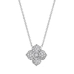 Penny Preville pave diamond large flower pendant necklace - Be On Park
