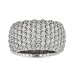 Zydo halfway diamond domed wide stretch ring - Be On Park