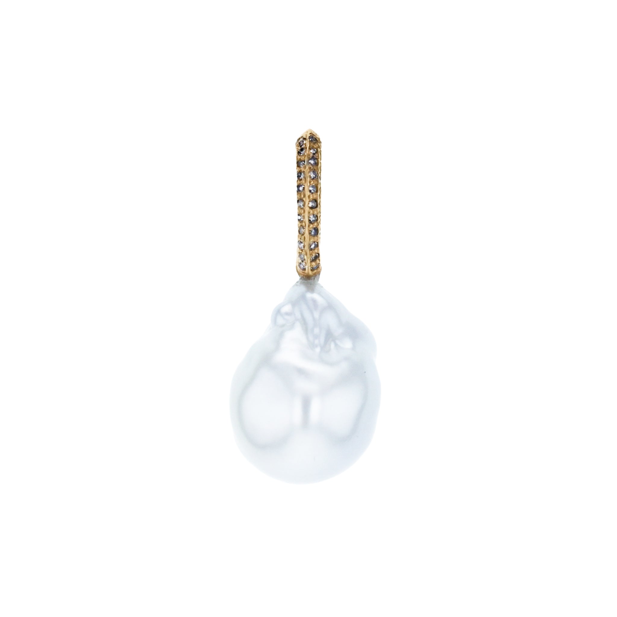 Just Jules South Sea Pearl Pendant with Diamond Bail - Be On Park