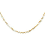 Kwiat two-prong line diamond tennis necklace, 9.14carats - Be On Park