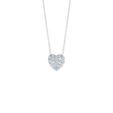 Roberto Coin 16-18" "Tiny Treasures" diamond puffy heart pendant - Be On Park