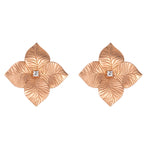 Piranesi Rose Gold Large Oro Flower Earrings - Be On Park