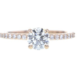 diamond solitaire engagement ring - Be On Park