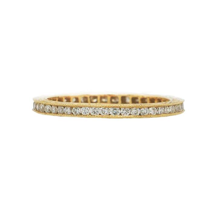Sethi Couture diamond channel set band, size 5.5 - Be On Park
