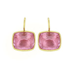 Stephanie Albertson Small Cocktail Earring with Pink Corundum - Be On Park