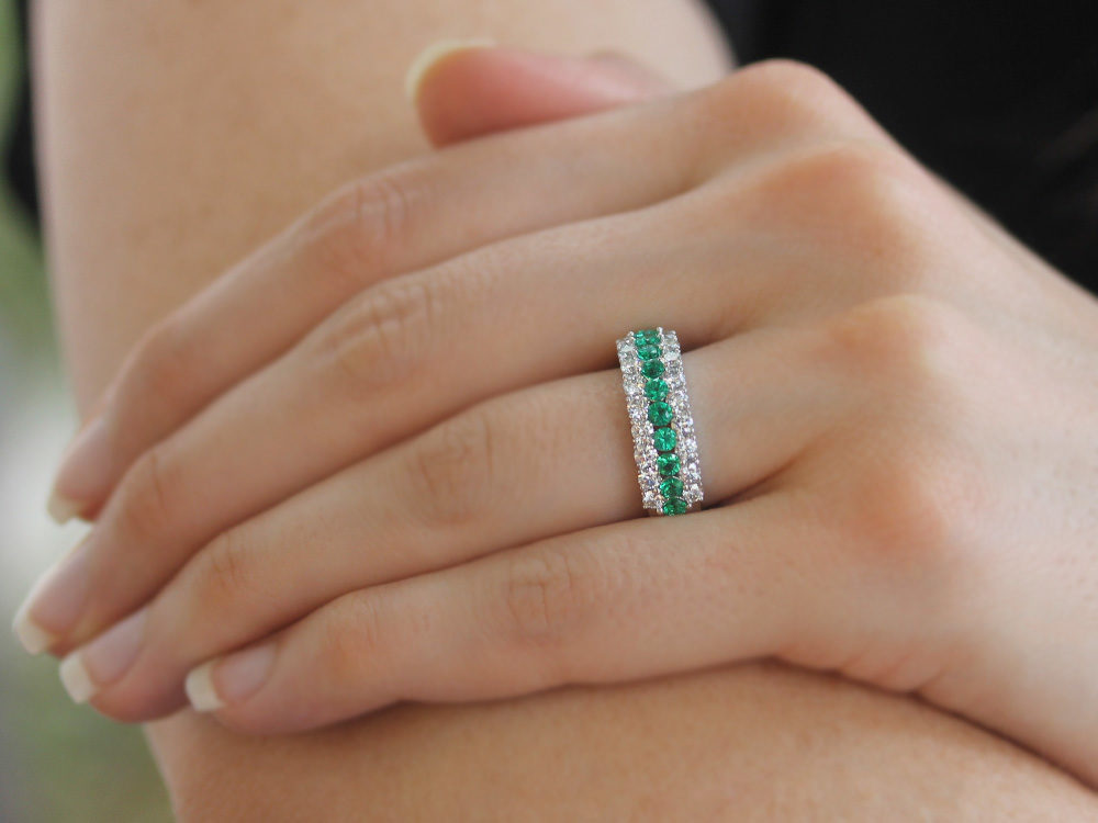 Spark Emerald & Diamond ring - Be On Park