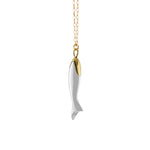Monica Rich Kosann 'Perserverance' White Ceramic Fish Necklace - Be On Park